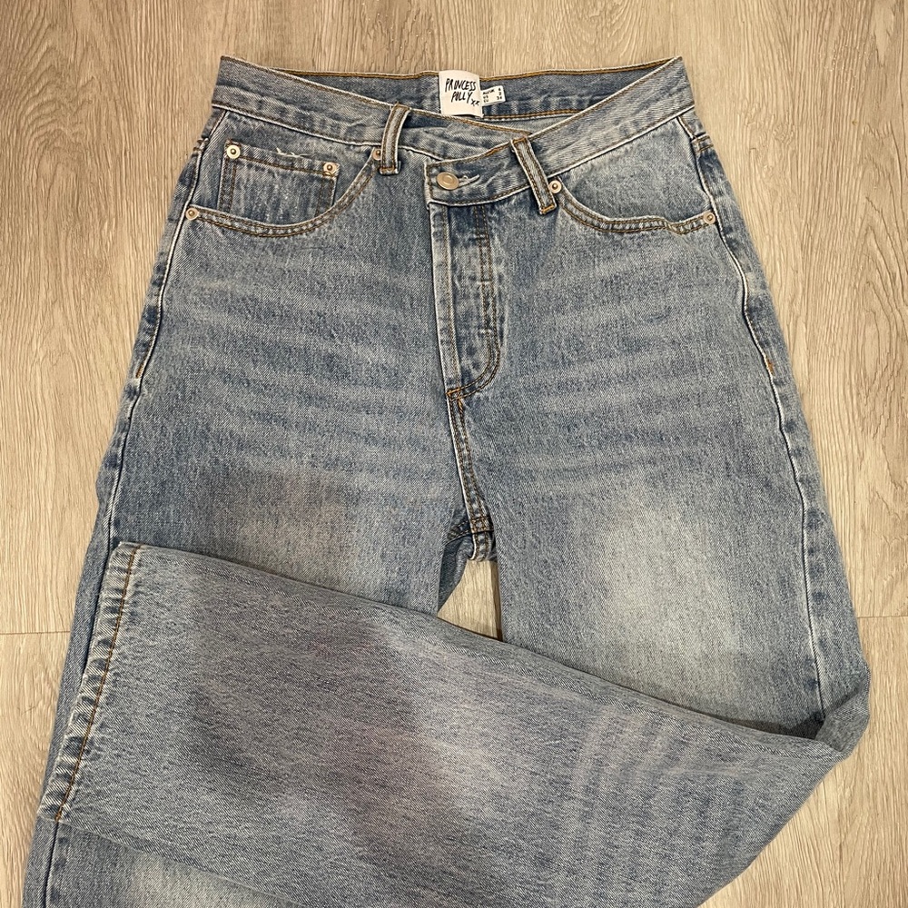 PRINCESS POLLY - HOLLY ASYMMETRIC STRAIGHTLEG JEAN